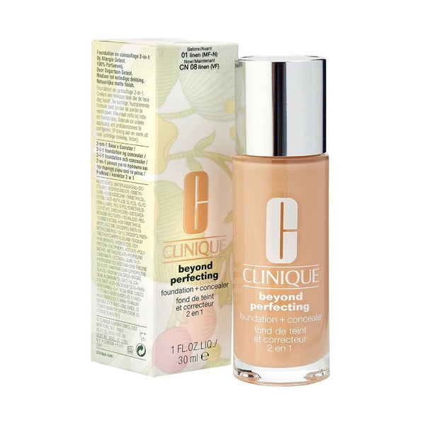 Base de maquillage liquide Clinique Beyond Perfecting 1-linen 2 en 1 30 ml