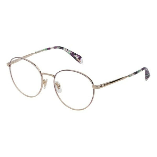 Ladies'Spectacle frame Police VPL8380SNA Golden (ø 53 mm)