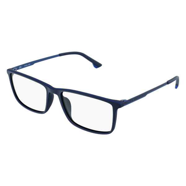 Monture de Lunettes Homme Police VPLB48-5506QS Bleu Ø 55 mm