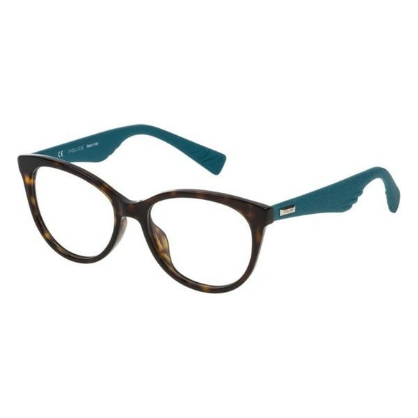 Ladies'Spectacle frame Police VPL413530722 Dark Havana (ø 53 mm)