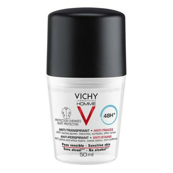 Déodorant Roll-On Vichy Homme Anti-transpirant 48 heures 50 ml