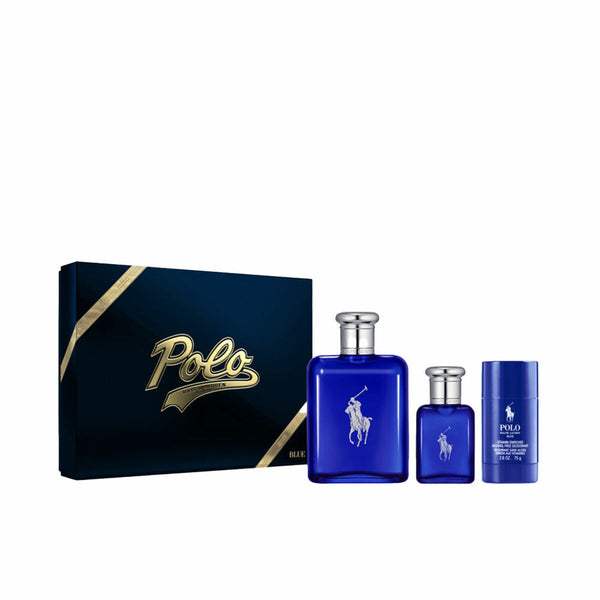 Cofanetto Profumo Uomo Ralph Lauren Polo Blue 3 Pezzi