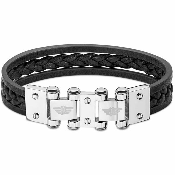 Bracelet Homme Police PEAGB2211622 Cuir 19 cm