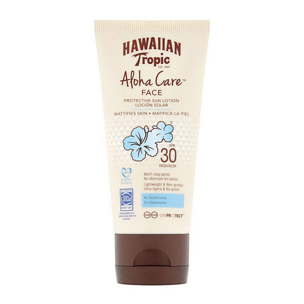 Lozione Solare Aloha Care Hawaiian Tropic Spf 30 (Unisex) (90 ml)