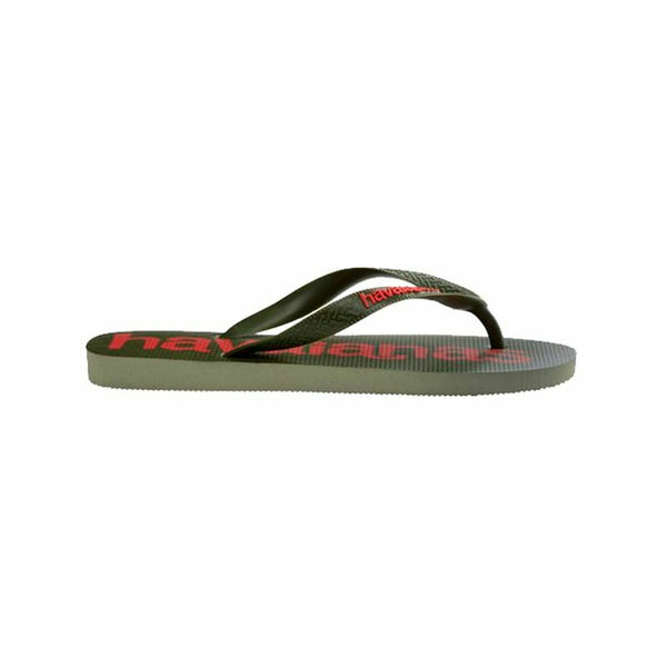 Tongs pour Femmes Havaianas Logomania  Olive