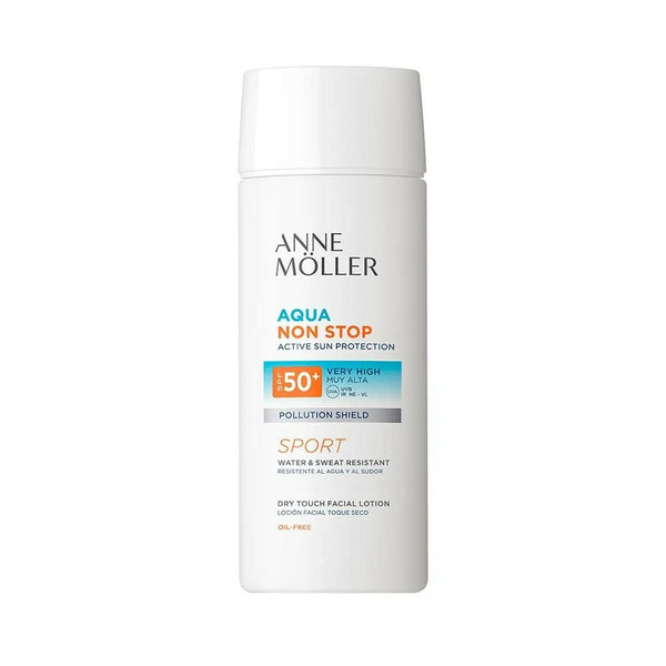 Protezione Solare Viso Anne Möller Aqua Non Stop Sport SPF50+ (75 ml)