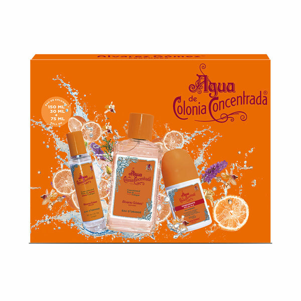 Cofanetto Profumo Unisex Alvarez Gomez Agua de Colonia Concentrada Eau d'Orange 3 Pezzi