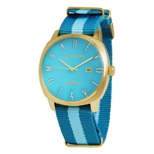 Herrenuhr Devota &amp; Lomba DL008MSPBLBL-02BLAU (Ø 42 mm)