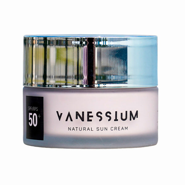 Protezione Solare Viso Vanessium Natural Spf 50 SPF 50+ 50 ml