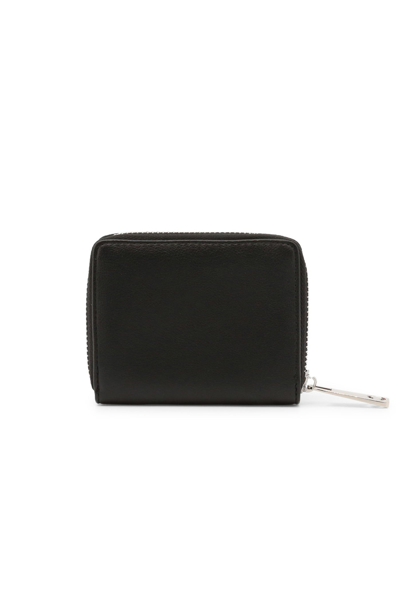 Back view of Carrera Jeans ALLIE-CB7053 compact black wallet with clean smooth PU design.