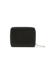 Back view of Carrera Jeans ALLIE-CB7053 compact black wallet with clean smooth PU design.
