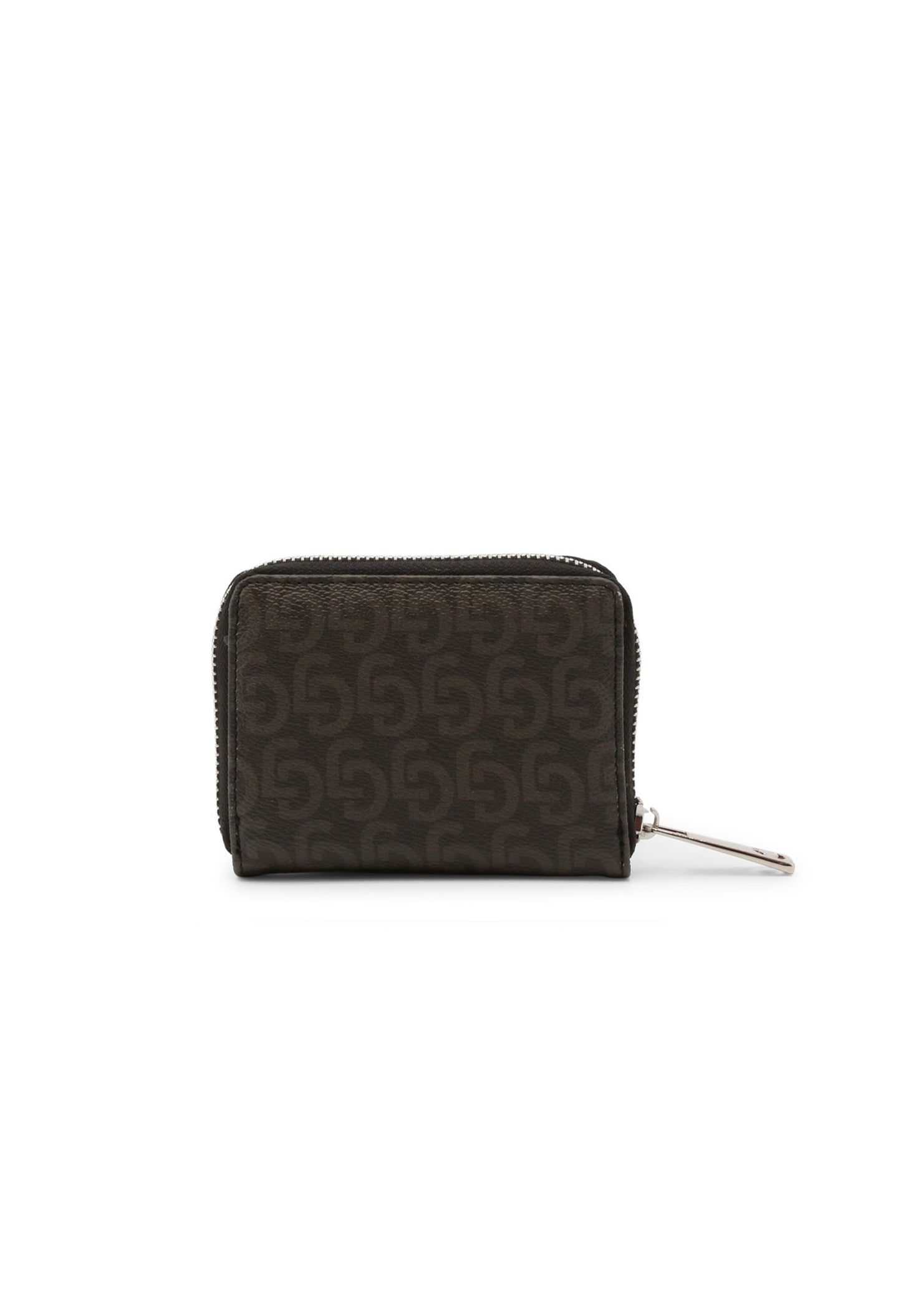 Back view of Carrera Jeans AUDREY-CB7273 compact monogram wallet with zip closure.