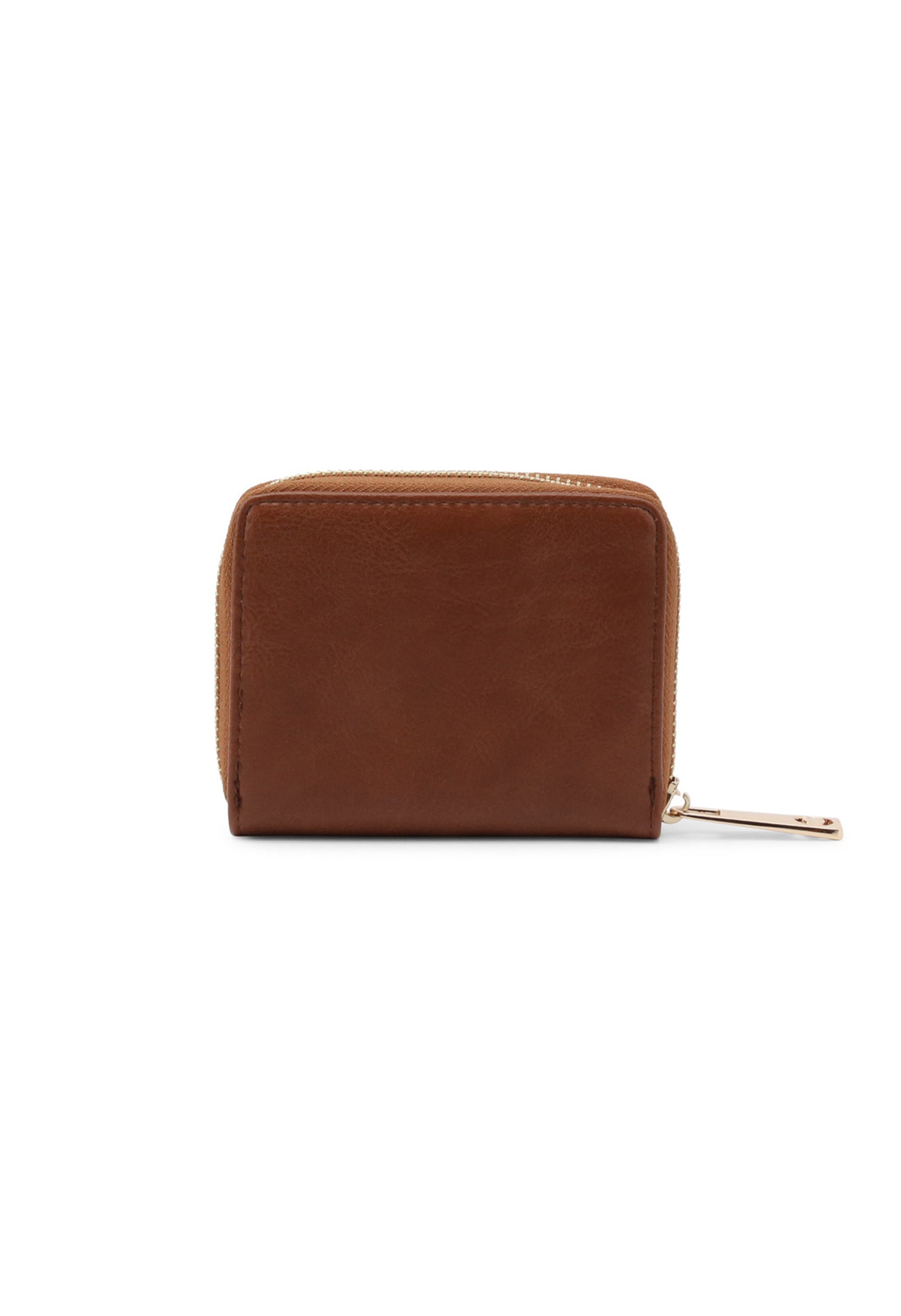 Back flat-lay of Carrera Jeans LILY-CB7013 brown women’s wallet showing smooth PU surface.