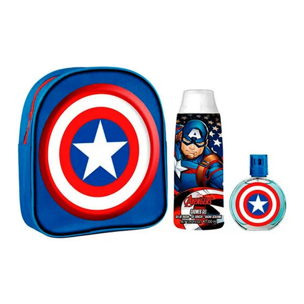 Kinderparfüm-Set Capitán América EDT (3 Stück)