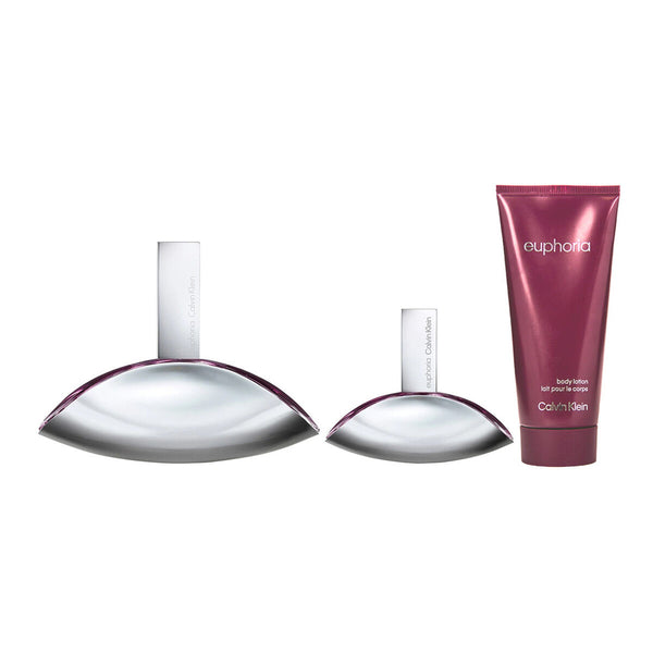 Set de Parfum Femme Calvin Klein Euphoria 3 Pièces