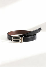Ungaro UBLT000054 Men's Reversible Leather Belt – Adjustable Italian Design (3.5 cm)