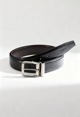 Ungaro UBLT000059 Men's Reversible Leather Belt – Adjustable Italian Design (3.5 cm)