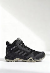 Brand new Adidas Terrex AX3 Mid GTX W women's hiking boots in core black and grey.