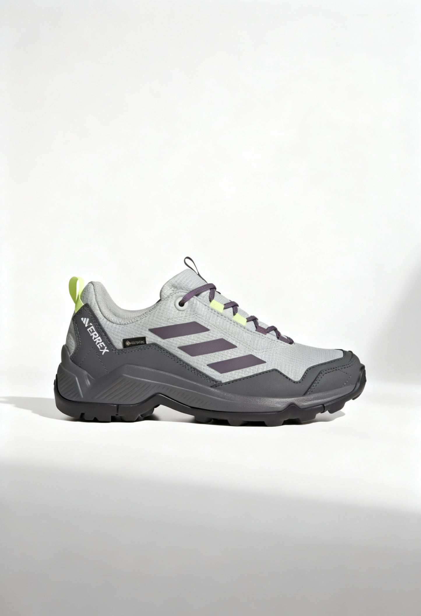 Brand new Adidas Terrex Eastrail GTX W women's hiking shoes in grey and black.