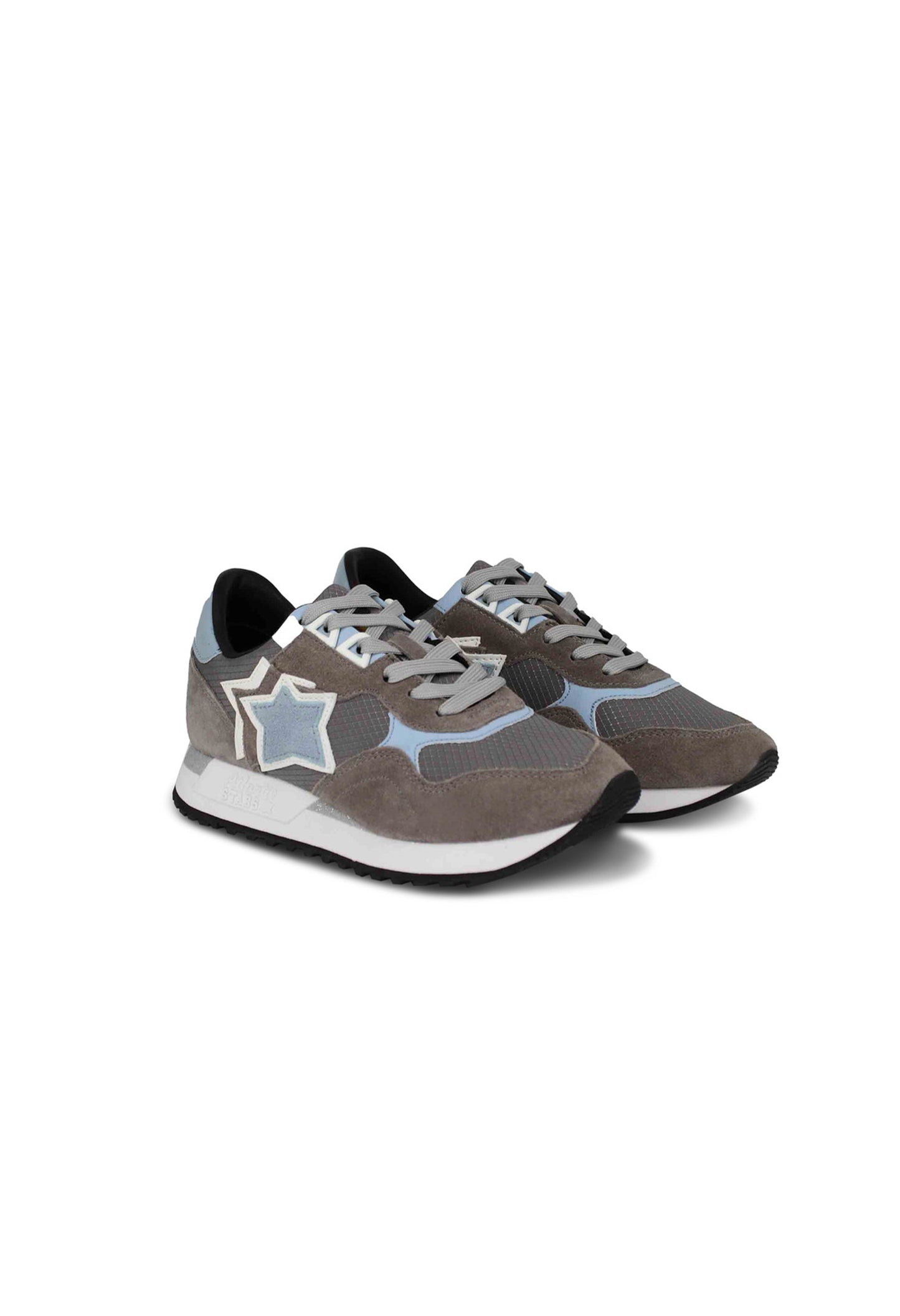Angled pair view of the Atlantic Stars GHALAC women’s sneakers highlighting the star detail and cushioned sole.