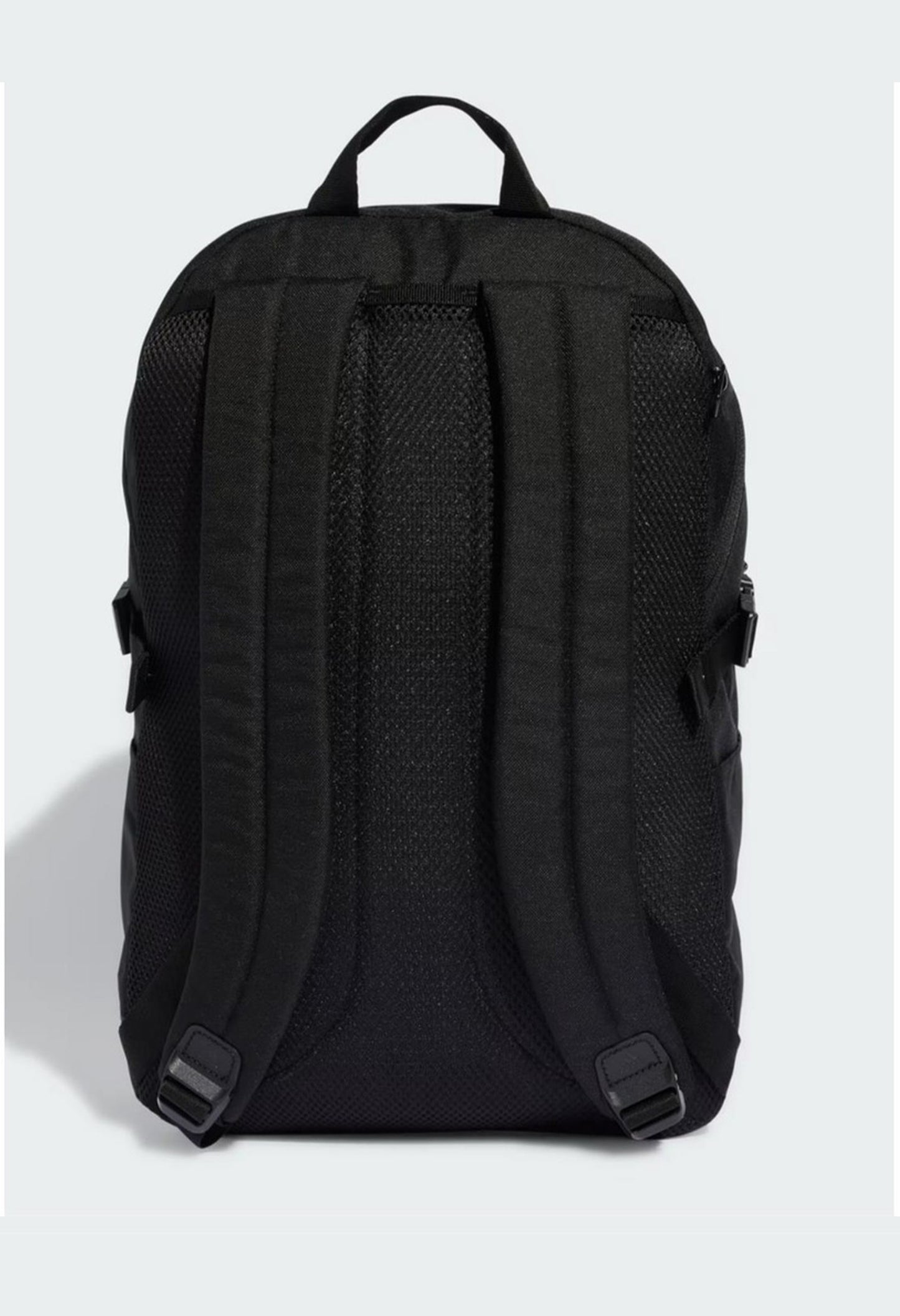 Back view of an authentic Adidas Power backpack showing air mesh panel and padded straps.