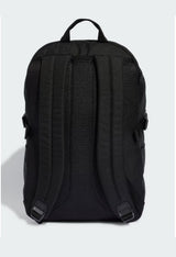 Back view of an authentic Adidas Power backpack showing air mesh panel and padded straps.