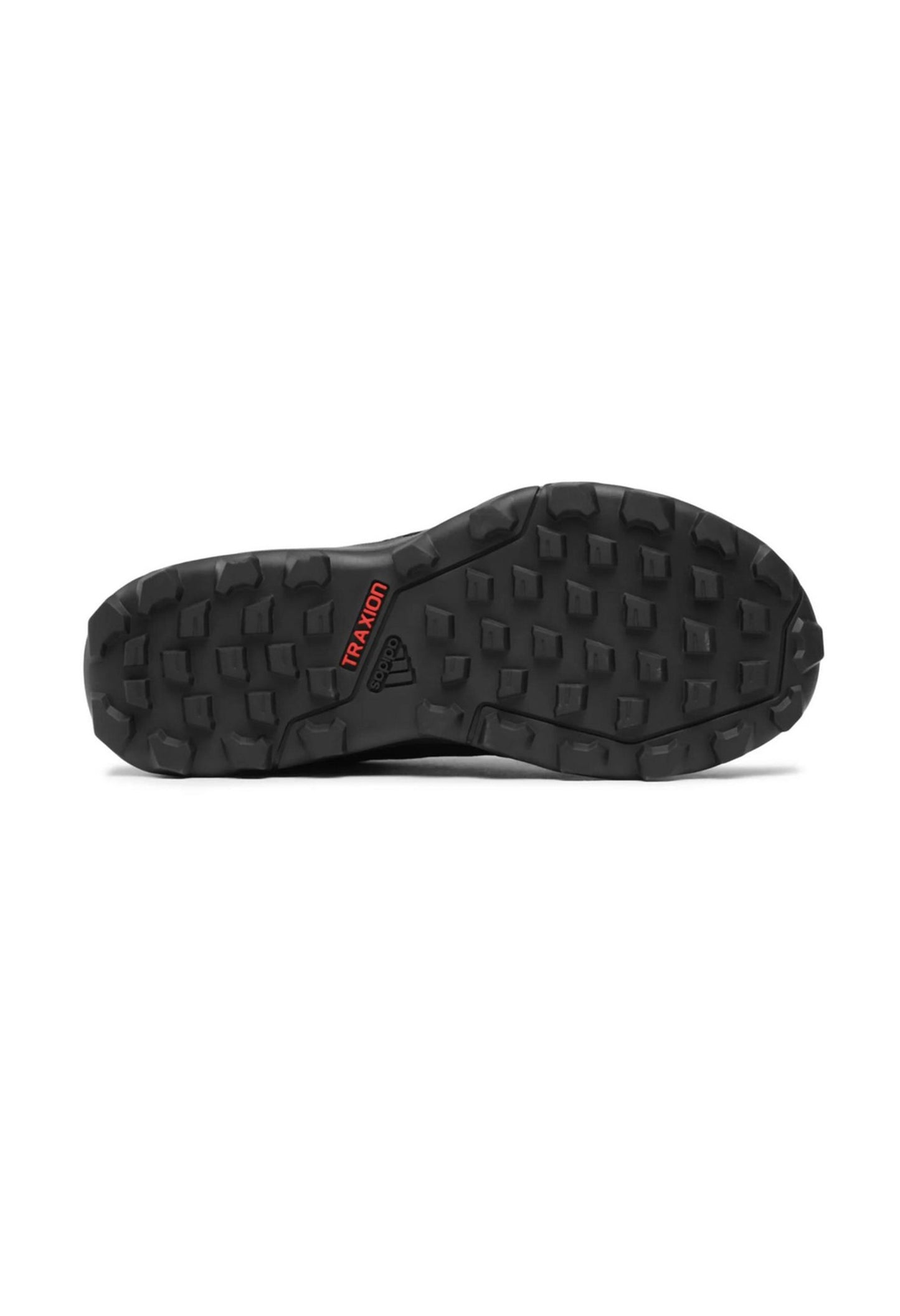 Traxion rubber outsole with multidirectional lugs on Adidas Terrex Tracerocker 2 for maximum grip.