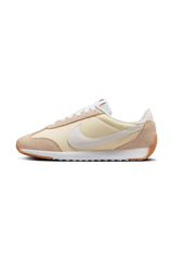 Side profile of authentic Nike Pacific shoes showing the retro-inspired slim silhouette.