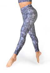 Bodyboo activewear leggings in solid bright blue color variant.