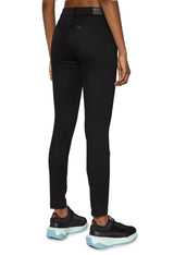 Back view of the black Lee L526FS47 skinny jeans showing pockets and slim fit.