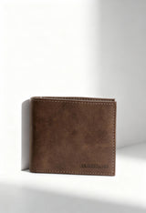 Lumberjack BATCH-LK3492 men's bifold wallet in brown, synthetic/leather blend.