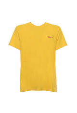 MCS yellow solid colour t-shirt for spring/summer, casual basic tee.