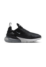 Nike Air Max 270 women's sneakers in the classic core black color variant.