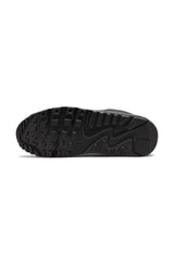 Durable black rubber Waffle outsole and traction pattern of the Nike Air Max 90.