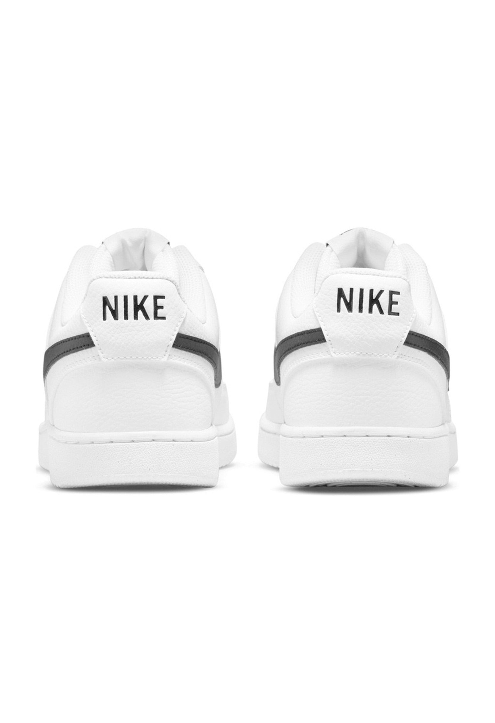 Rear view of Nike Court Vision Low trainers showing the clean heel and Nike branding.