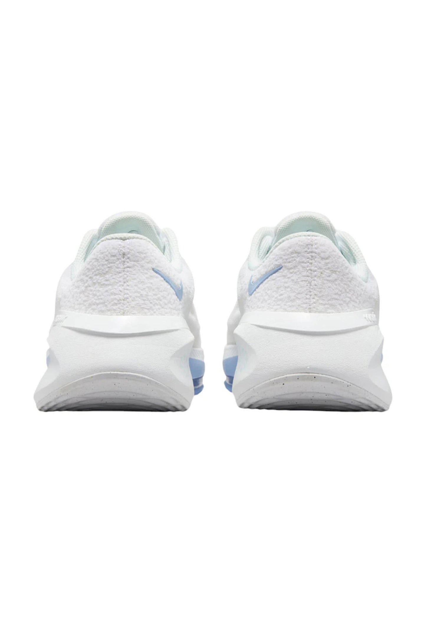 Rear view of Nike Versair trainers highlighting the cushioned heel and support.