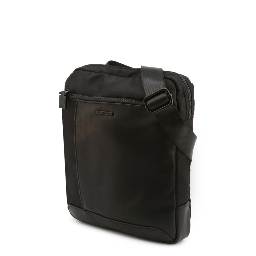 Slim travel messenger bag with adjustable shoulder strap, showing 3 cm depth.