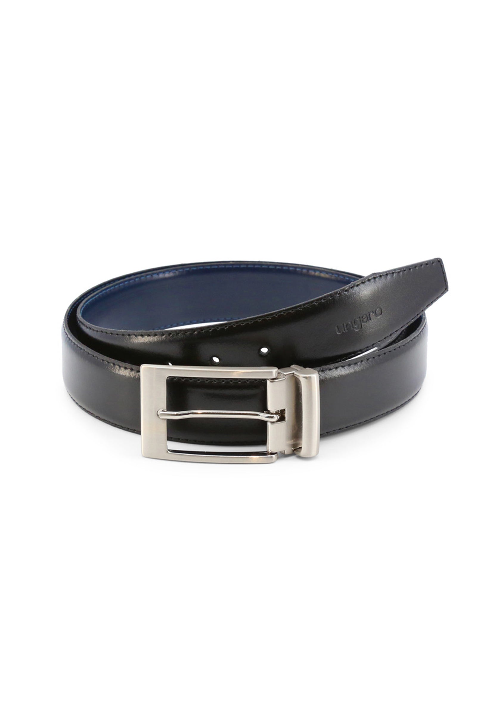 Ungaro adjustable reversible belt showing a navy blue color variant option.